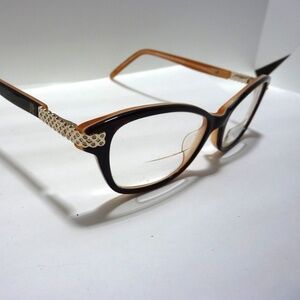 JESSICA MCCLINTOCK JMC4047 Brown Laminate FRAME eyeglasses 49-15-130